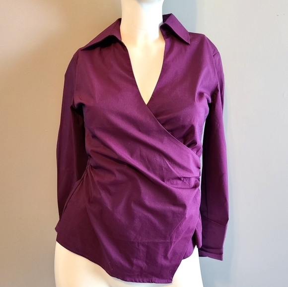 NWT NY&CO Wrap Top size XS - Picture 3 of 7